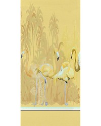Palm Springs Dyptich Golden  Left Panel by   