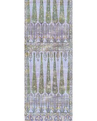 Topkapi Garden  Panel Gold Purple by  Scalamandre Wallcoverings 