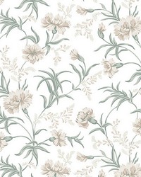 Emilie Spring Green by  Scalamandre Wallcoverings 