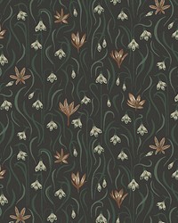 Signe Charcoal by  Scalamandre Wallcoverings 