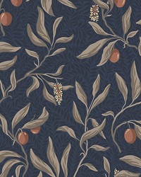 Vinnie Classic Blue by  Scalamandre Wallcoverings 