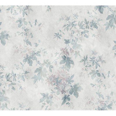 Scalamandre Wallcoverings Faded Passion  Mural Pastel WSB00160623 Blue  Flower Wallpaper Wall Murals and Wall Stickers 