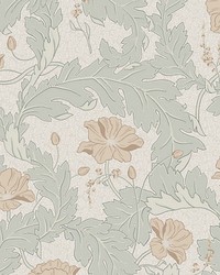 Charlotta Spring Green by  Scalamandre Wallcoverings 