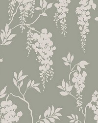 Hedvig Garden Green by  Scalamandre Wallcoverings 