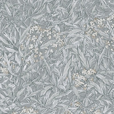 Scalamandre Wallcoverings Malin Mineral Grey WSB00310225 Grey  Flower Wallpaper 