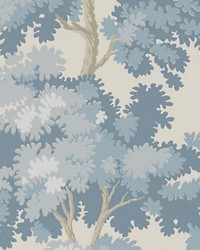 Raphael Light Blue by  Scalamandre Wallcoverings 