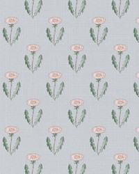 Maskrosen Soft Blue by  Scalamandre Wallcoverings 