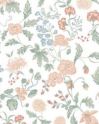 Till Karin Spring Green by  Scalamandre Wallcoverings 