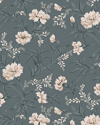 Emilie Petrol by  Scalamandre Wallcoverings 