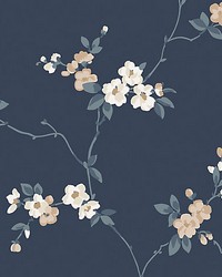 Engla Classic Blue by  Scalamandre Wallcoverings 