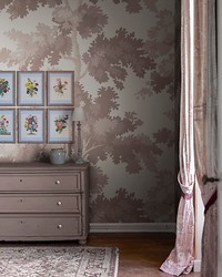 Raphael Forest Mural Blush by  Scalamandre Wallcoverings 