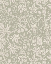 Fig Garden Garden Green by  Scalamandre Wallcoverings 