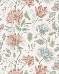 Annabelle Terracotta by  Scalamandre Wallcoverings 