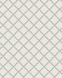 Trellis Forest Green by  Scalamandre Wallcoverings 