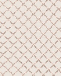 Trellis Terracotta by  Scalamandre Wallcoverings 