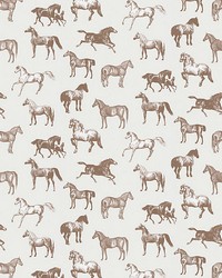 Colette Mural Brown by  Scalamandre Wallcoverings 