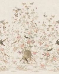 Chinoiserie Garden Mural Eggshell by   