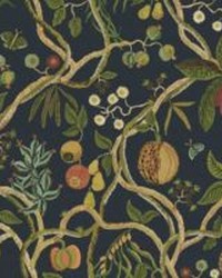 Tree Of Life Mural Dark Blue by   