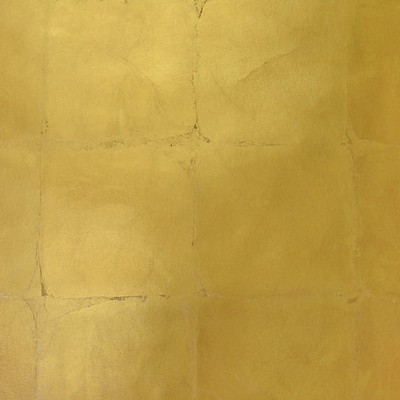 Scalamandre Wallcoverings Gilded Leaf  Rv Gold WTORV243 Grey 