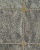 Scalamandre Wallcoverings SILVER LEAF SQUARES SILVER ON GOLD