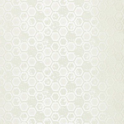 Scalamandre Wallcoverings Hexagon Inspiration Ivory WTT661420 Beige 