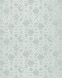 Hexagon Inspiration Mist by  Scalamandre Wallcoverings 