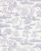 Scalamandre Wallcoverings GARDEN TOILE LAVENDER