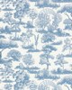 Scalamandre Wallcoverings GARDEN TOILE SKY