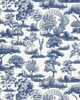 Scalamandre Wallcoverings GARDEN TOILE LAPIS