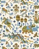 Scalamandre Wallcoverings LEGENDS | WALLCOVERING TROPICAL BLUE