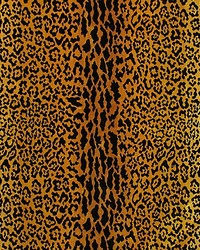 Leopard Velvet Gold brn by   