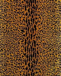 Leopard Velvet Gold brn by   