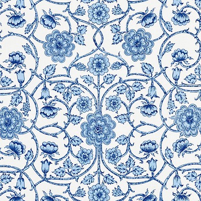 Old World Weavers Ornamental Gate Sky WOODLAND ESTATE YD 00025736 Blue Multipurpose SILK SILK Scrolling Vines  Traditional Floral  Floral Silk  Fabric