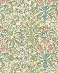 7882 Woodland Weeds 1 Watermelon by   