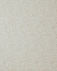 7890 Bird And Anemone Woven 2 Almond by   