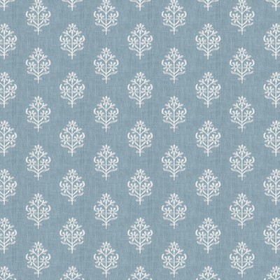 Stout Summertime 4 Starlight RAINBOW LIBRARY POWDER/WEDGEWOOD SUMM-4 Blue MULTIPURPOSE Cotton 50% Cotton 50% Polyester % Polyester Embroidery Traditional Floral  Floral Embroidery Block Print Florals 