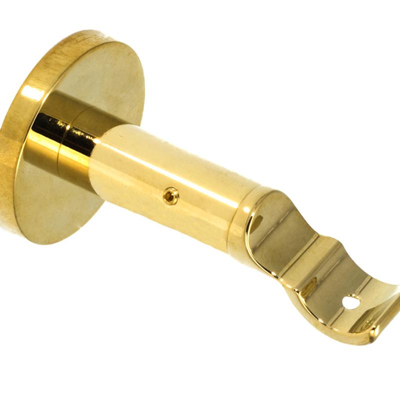 Passing Curtain Rod Bracket Gold Brass 36 Curtain Rods