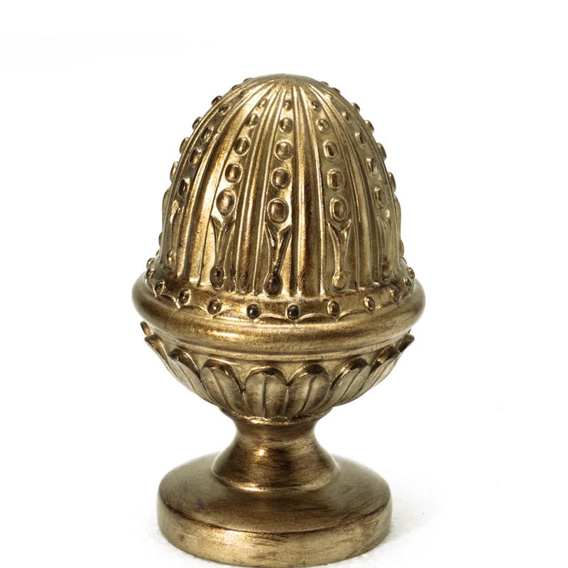 Acorn Curtain Rod Finial 18th Century Gold 15 Curtain Rods
