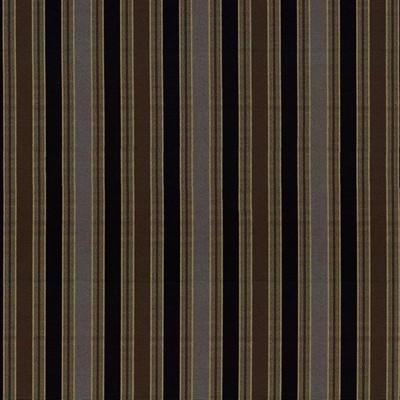 Kasmir Abbot Stripe Jet in 5067 Multi Upholstery Cotton  Blend Fire Rated Fabric