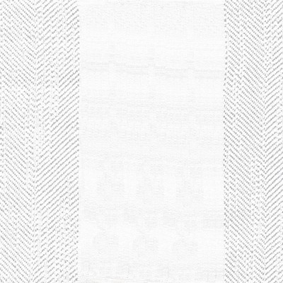 Kasmir Accent Stripe White in SHEER ARTISTRY White Polyester  Blend Herringbone   Fabric
