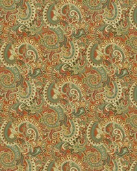 Anjou Paisley Ming Red by   