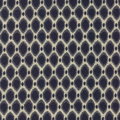 Kasmir Appaloosa Indigo in 5088 Blue Upholstery Cotton  Blend Fire Rated Fabric