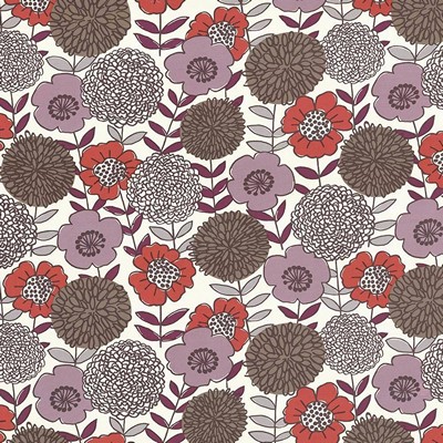 Kasmir Arcodoro Bittersweet in 5064 Multi Upholstery Cotton  Blend Fire Rated Fabric Vine and Flower   Fabric