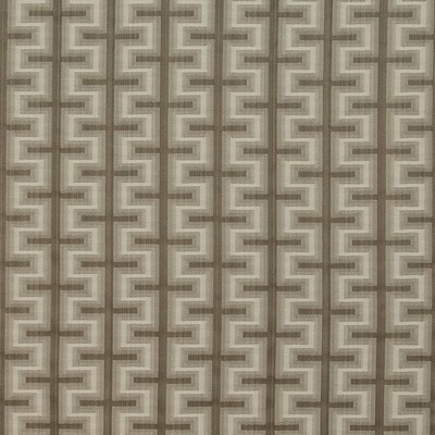Kasmir Athenia Fretwork Walnut in 1396 Brown Upholstery Rayon  Blend Fire Rated Fabric