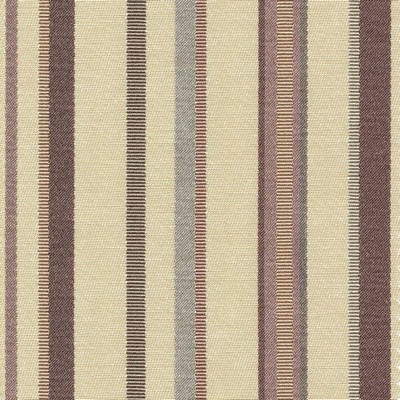 Kasmir Avery Stripe Heather Moon in HIGH SOCIETY Multi Upholstery Cotton  Blend Fire Rated Fabric