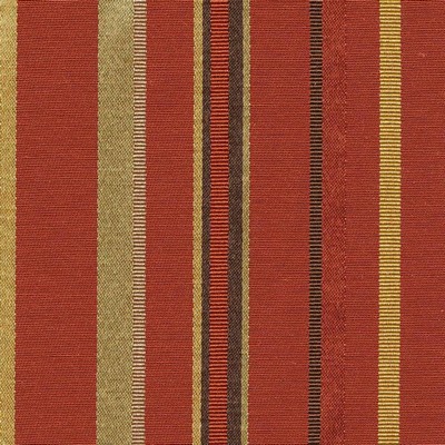 Kasmir Avery Stripe Spice in HIGH SOCIETY Orange Upholstery Cotton  Blend Fire Rated Fabric