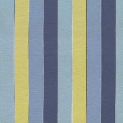 Kasmir Awning Stripe Sky in 1425 Blue Cotton  Blend Trellis Diamond   Fabric