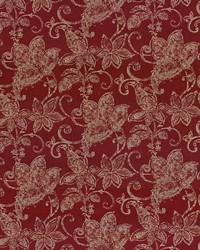 Batik Floral Vintage Red by   