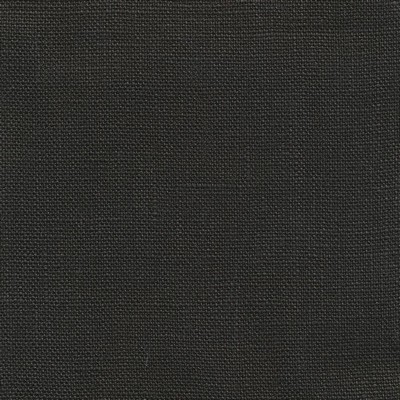 Kasmir Belgique Black in 1408 Black Linen  Blend Fire Rated Fabric 100 percent Solid Linen   Fabric