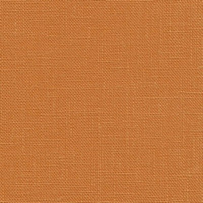 Kasmir Belgique Melon in 1408 Orange Linen  Blend Fire Rated Fabric 100 percent Solid Linen   Fabric